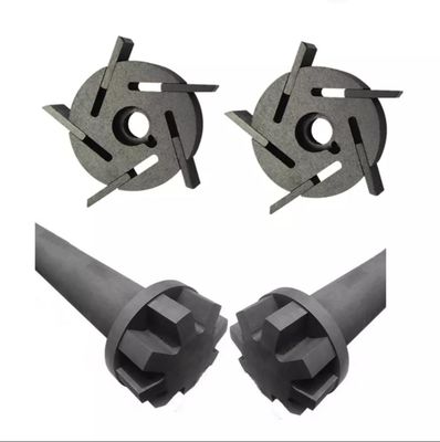 Un bon prix. Rotor de dégazage en graphite anti-oxydant en ligne